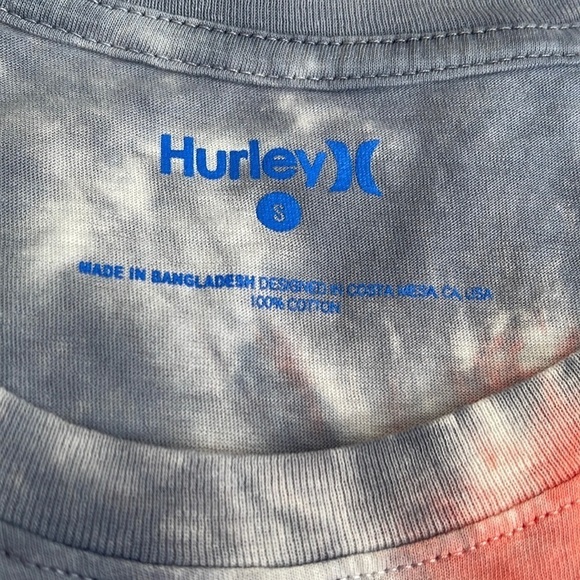 Hurley Tie Dye Crop Top l SIZE S - Picture 5 of 9